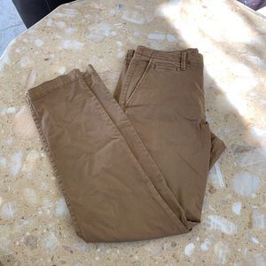 Men’s Gap slim cut dark khaki pants EUC